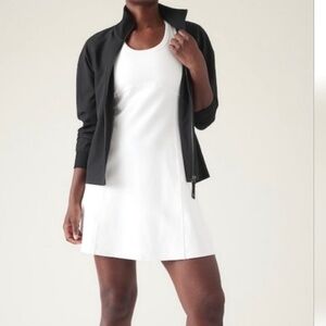 NWT Athleta White Levitate Dress- Size Medium